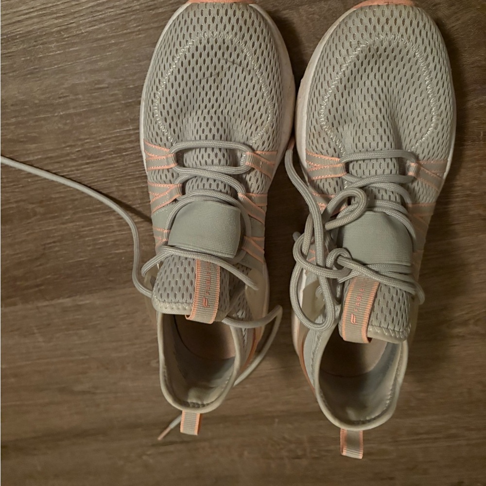 Women's Gray and Pink Athletic Shoes